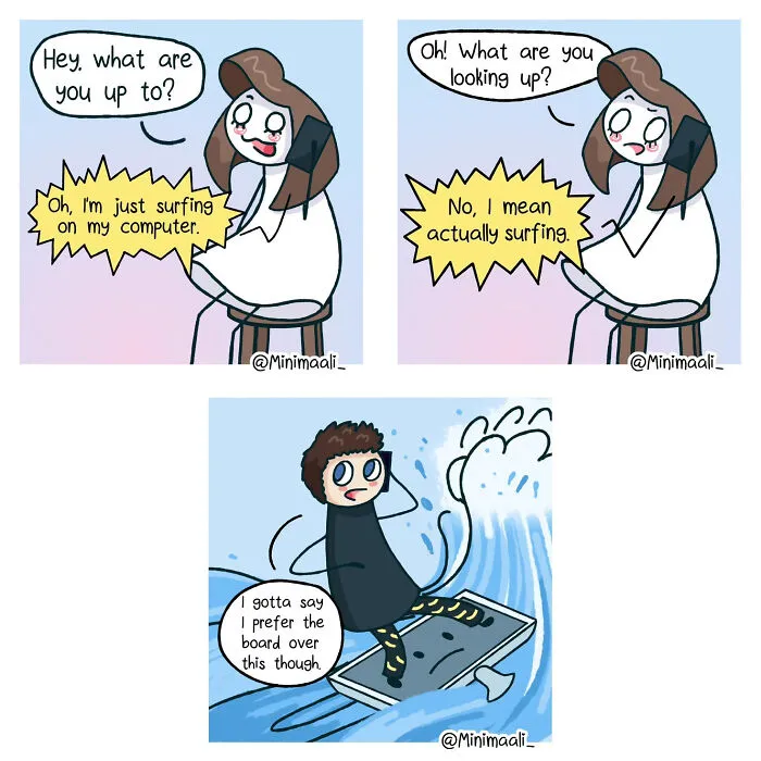 22 Funny Comics By Minimaali Where Ordinary Situations Escalate Very Quickly