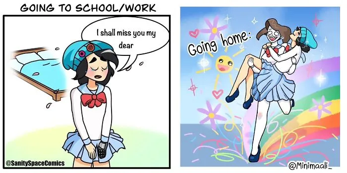22 Funny Comics By Minimaali Where Ordinary Situations Escalate Very Quickly