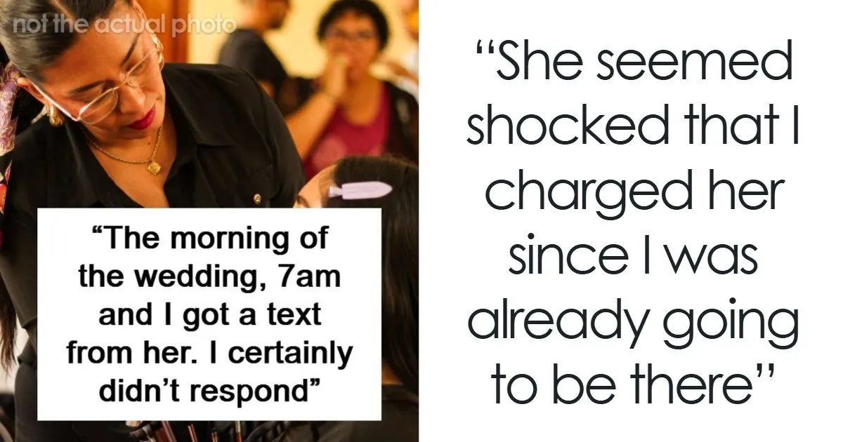 Woman Sends An Outrageous 7 AM Request To A Wedding Guest To Ask For A Free Favor