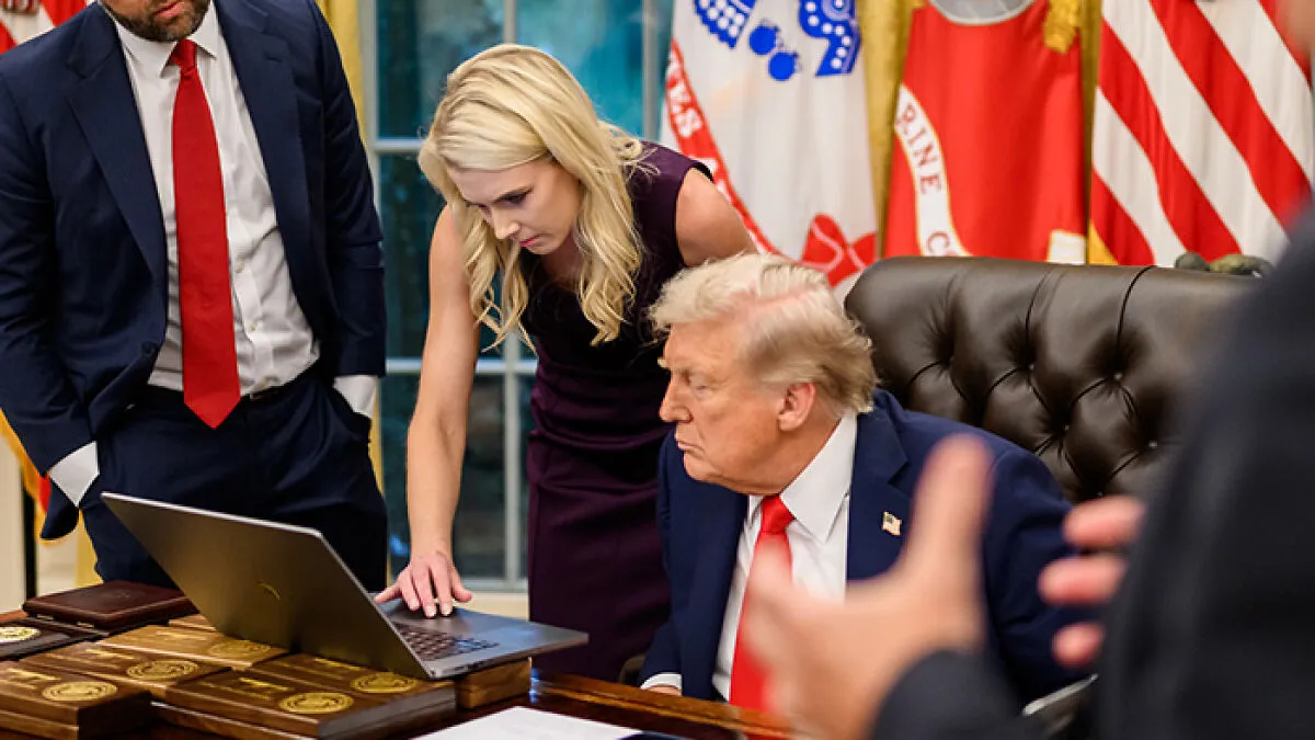 Trump's Comments About 34YO Assistant Raise Eyebrows As Scrutiny Of Melania's Absence From Public Life Mounts