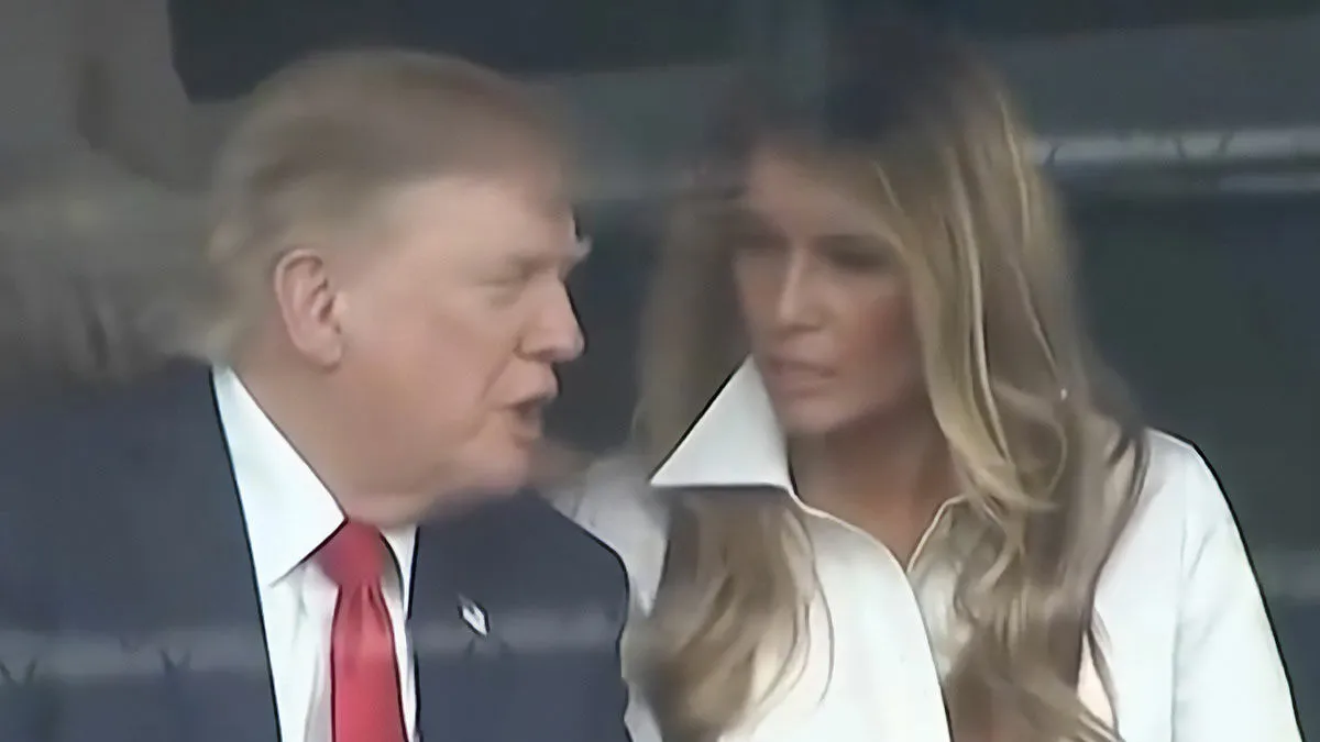 Lip Reader Decodes Heated Exchange Between Melania And Donald Trump At IndyCar Event: "I Can't Take Anymore"