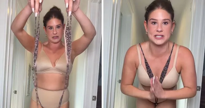 Influencer Challenges "Fits Everybody" Claim From Kim Kardashian's Skims With Hysterical Thong Try-On