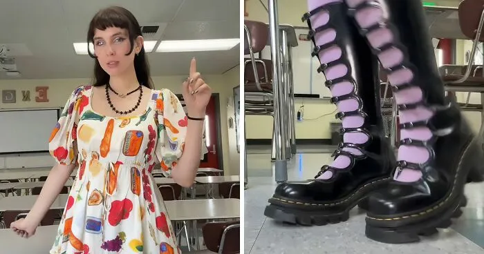 "Should Be Dress Codes": Teacher's OOTD Post Sparks Controversy After She Films It In A Classroom