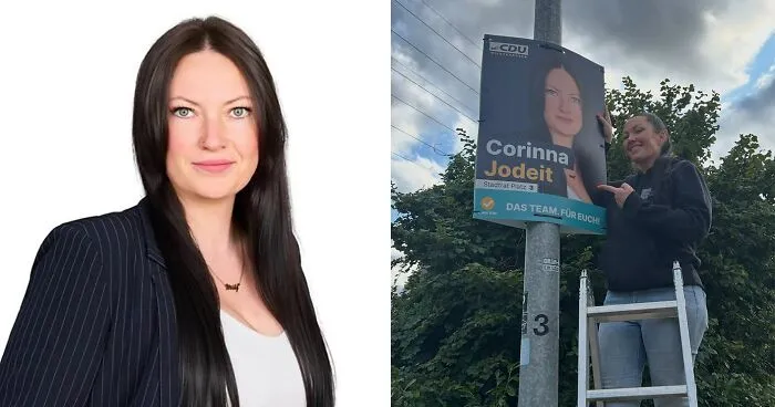 Conservative Politician Refuses To Remove Provocative Necklace From Campaign Posters: "I'm More Than A Mom"