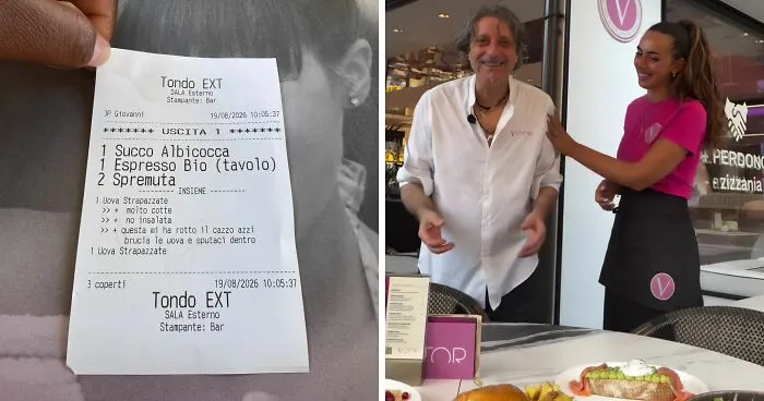 Tourist Horrified As Server Leaves Disgusting Note On Breakfast Bill After Simple Request: "Still In Shock"