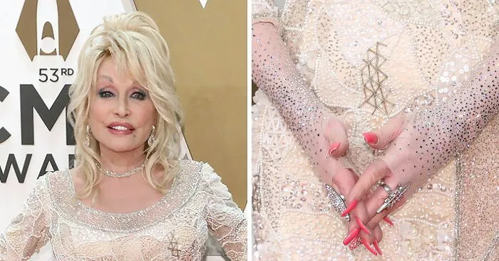 Dolly Parton Covered Her Tattooed Hands With Skin-Colored Gloves, Here's What She Was Really Hiding