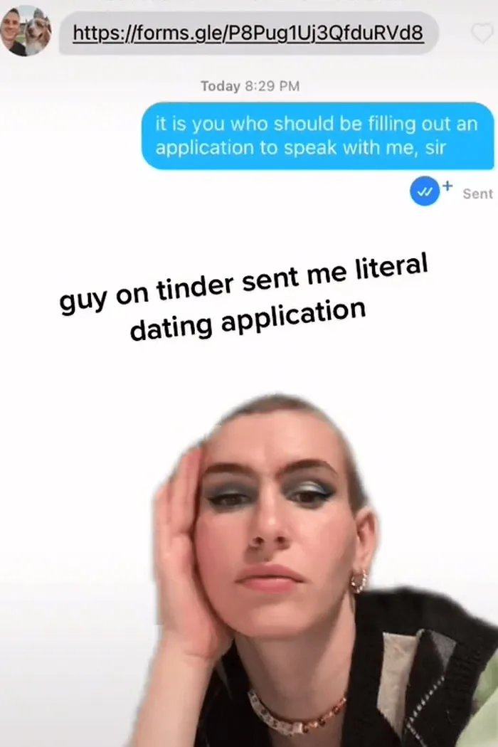 Guy On Tinder Sent Me Literal Dating Application