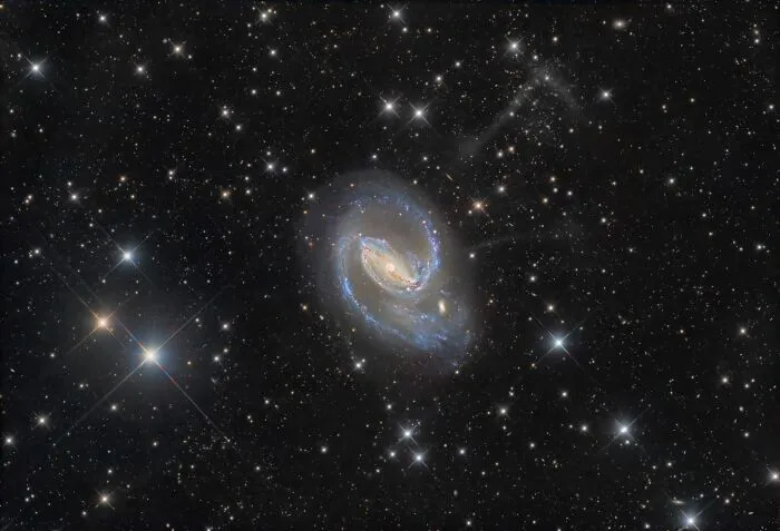 Ngc 1097 – A Barred Spiral With Jetsby Paul Montague: Deep Sky Honorable Mention
