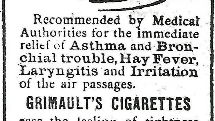 Cigarettes… For Asthma