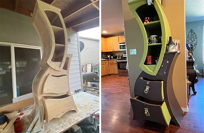 My First Attempt At A Wacky Furniture Piece