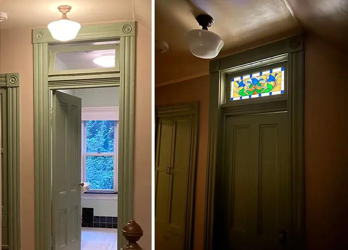 Stained Glass Transom Window