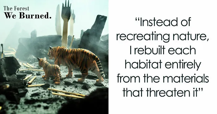 Benedek Lampert Created Powerful Miniature Scenes About Humanity’s Impact On Nature