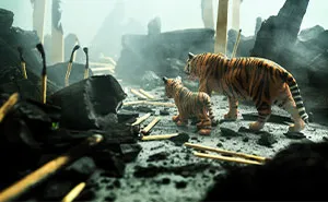 Benedek Lampert Created Powerful Miniature Scenes About Humanity’s Impact On Nature