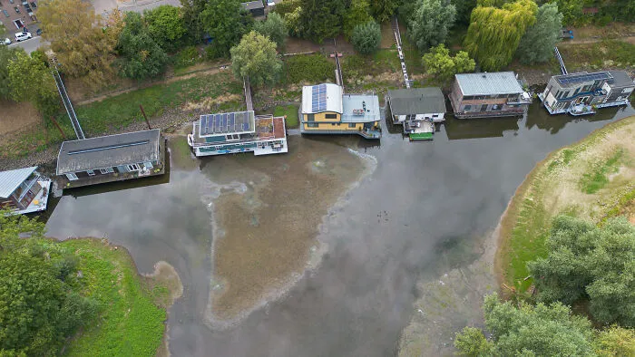 Severe Drought Lowers Water Levels Around Nijmegen