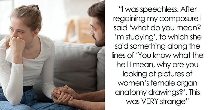 "I’m In Med School, And My Fiancée Freaked Out After Seeing Diagram Of Private Parts In My Textbook"