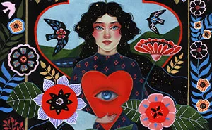 24 Enchanting Artworks By Aunia Kahn That Invite You Into A World Of Folk Art And Symbols