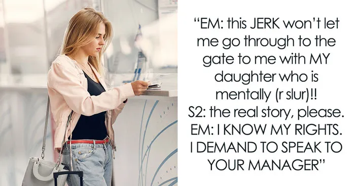 Controlling Parents Chase Their 18YO All The Way To The Gate, Airport Security Finally Grounds Them 