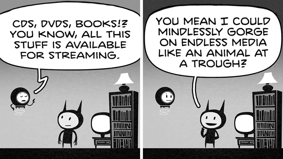 25 Cute Comics By Steve Ogden About A Tiny Character With A Huge Amount Of Confidence