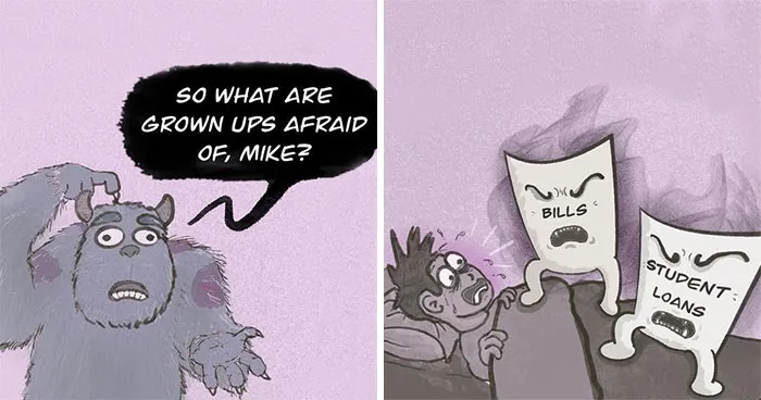 This Artist Reimagined Familiar Characters Into Absurd And Dark Comics (35 Pics)