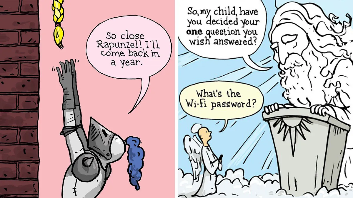 This Comics Artist Finds Humor In The Most Ridiculous Scenarios (50 New Pics)