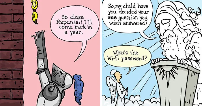 This Comics Artist Finds Humor In The Most Ridiculous Scenarios (50 New Pics)