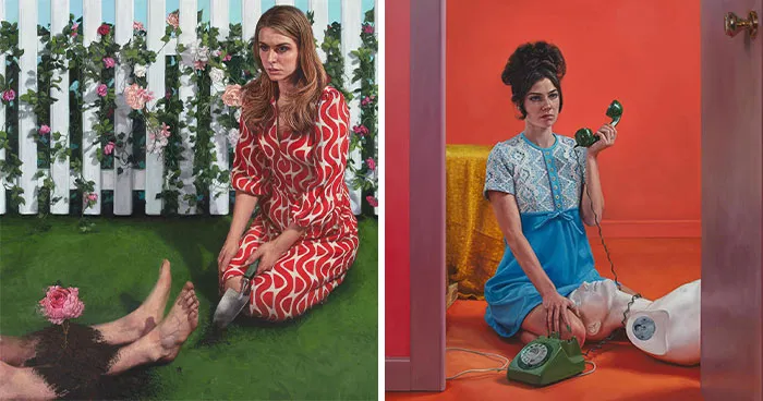 23 Hyperrealist Paintings By Ian Cumberland Packed With Surreal Details And Hidden Meaning