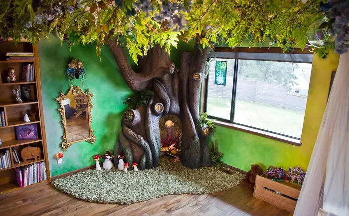 I Built A Tree In My Daughter's Bedroom