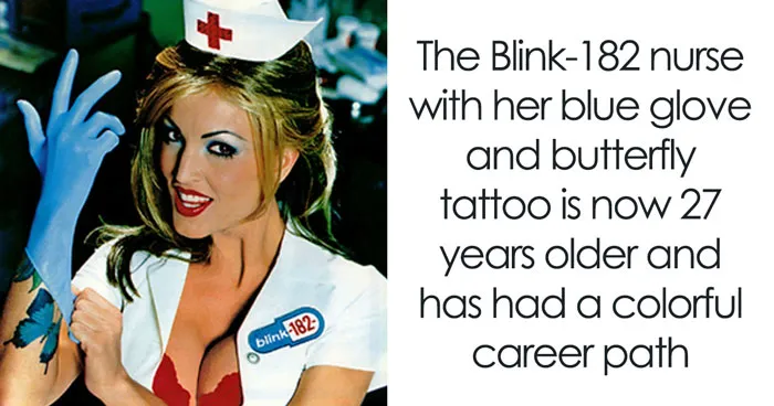 27 Years After Blink-182's Enema Of The State, The Cover Nurse Looks Completely Unrecognizable