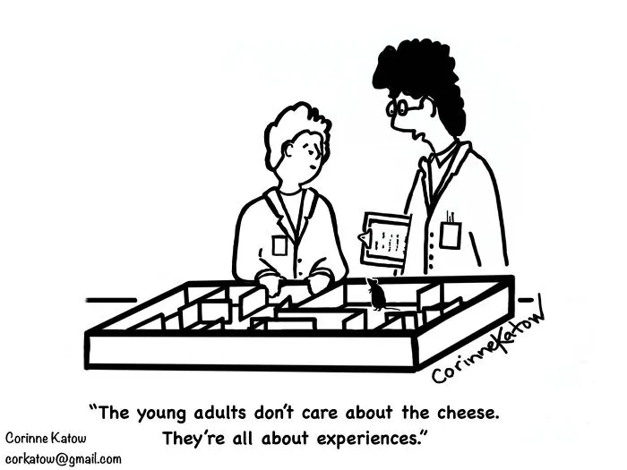 40 Clever Cartoons By Corinne Katow That Satirize Technology, Work, And Everyday Situations