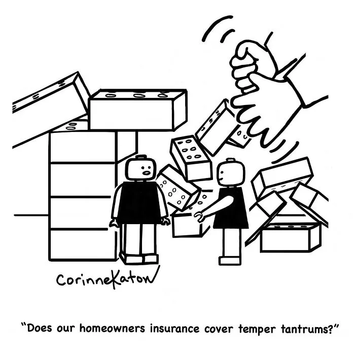 40 Clever Cartoons By Corinne Katow That Satirize Technology, Work, And Everyday Situations
