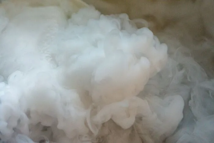 Thick white smoke, representing a destructive force or a bad habit that will destroy them.