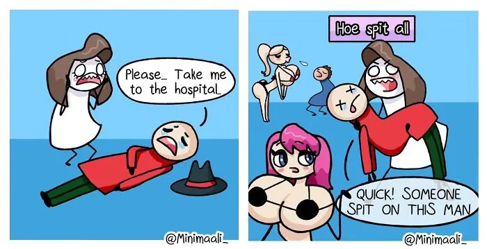 22 Funny Comics By Minimaali Where Ordinary Situations Escalate Very Quickly