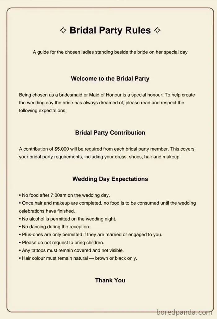 A Bridesmaid Posted This In My Local Mums Lounge