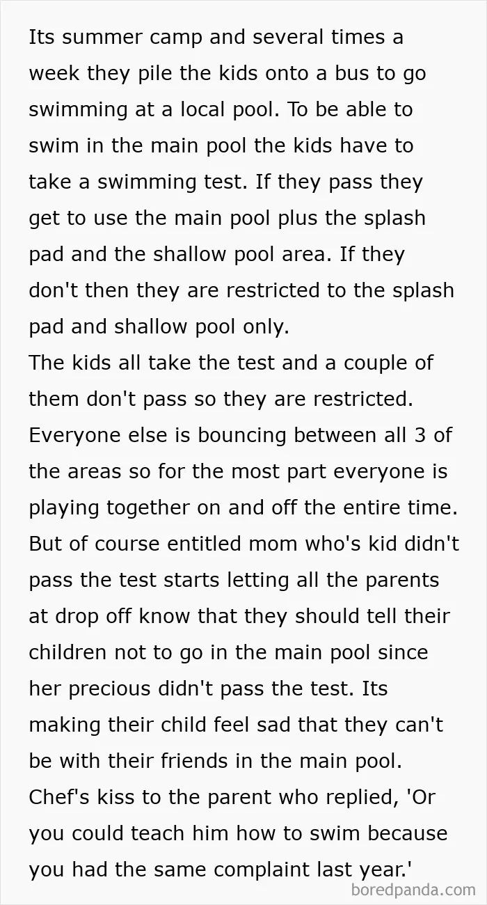Nobody Should Be Swimming