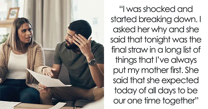 Husband Misses Anniversary Dinner To Do Mom’s "Emergency" Chores, Wife Finally Asks For Divorce