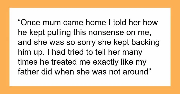 Son Gets Tired Of Mom’s BF Painting Him As Problem, Uses The Man’s Own Lies To Finally Expose Him
