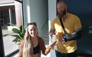 Game Of Thrones’ The Mountain Is 6’9”, His Wife Is 5’2”, And She Has An Answer For Curious Fans