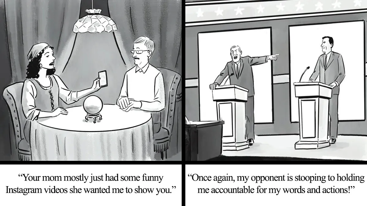 Everyday Situations Get Delightfully Weird In These Artists’ 75 New Single-Panel Comics