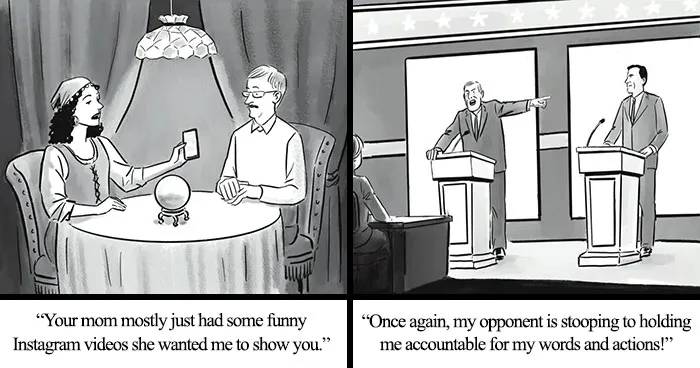 Everyday Situations Get Delightfully Weird In These Artists’ 75 New Single-Panel Comics