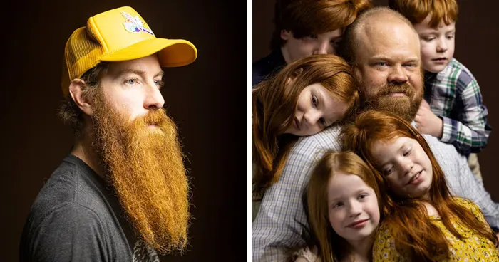 Scottish Photographer Explores The Stories Of Natural Redheads In His New "Gingers Of America" Project (20 Pics)