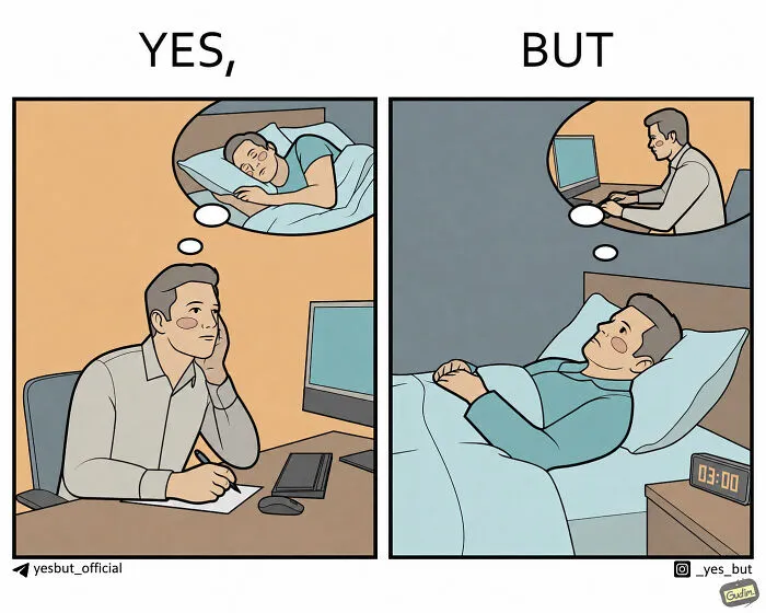 “Yes, But”: 24 New Comics By This Artist That Expose The Weird Logic Of Modern Life