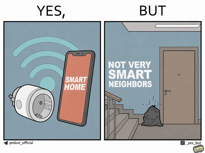 “Yes, But”: 24 New Comics By This Artist That Expose The Weird Logic Of Modern Life