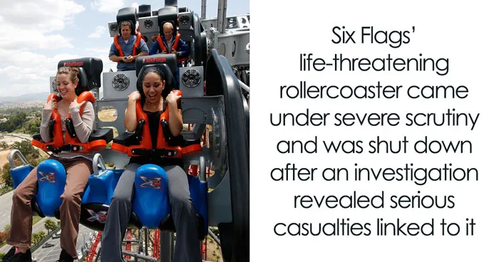 Terrifying Rollercoaster At Six Flags Shut Down After 2 Women Suffer Serious Brain Injuries