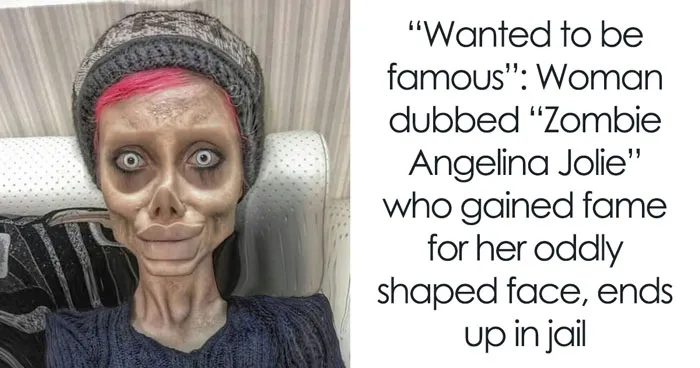 Woman Behind "Zombie Angelina Jolie" Craze Finally Shows Her Real Face, Internet Can't Believe It