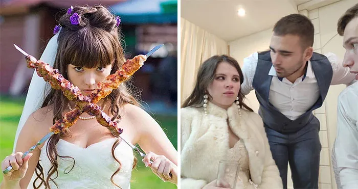 Someone Said, “Show Your Most Cringe Wedding Photo,” And Hilarity Ensued (43 Pics)