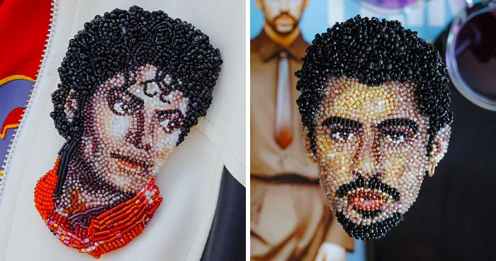 From Ariana Grande To Pop Culture Icons: 40 Mesmerizing Beadworks By Tiffany Pisani