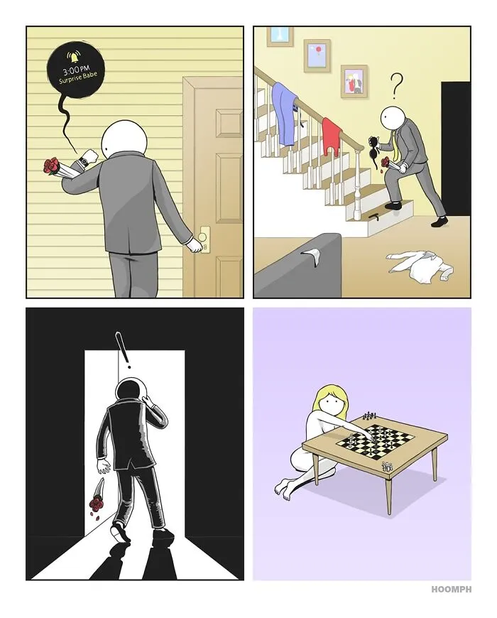 28 Weirdly Wonderful Comics By This Artist Where The Punchline Is Never Quite What You Expect