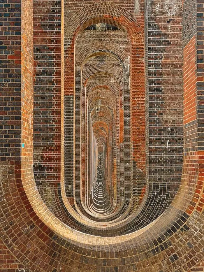 The Ouse Valley Viaduct In West Sussex, England