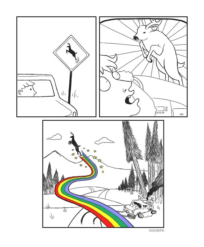 28 Weirdly Wonderful Comics By This Artist Where The Punchline Is Never Quite What You Expect