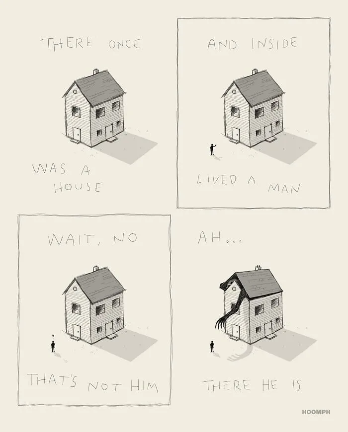 28 Weirdly Wonderful Comics By This Artist Where The Punchline Is Never Quite What You Expect